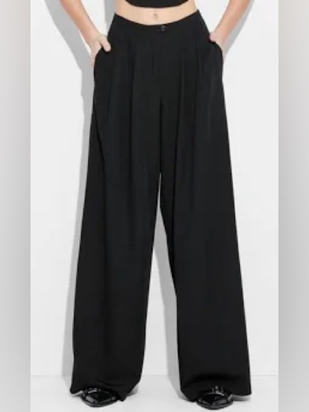 Wild Fable Black Wide-Leg Dress Pants NWT Size XS